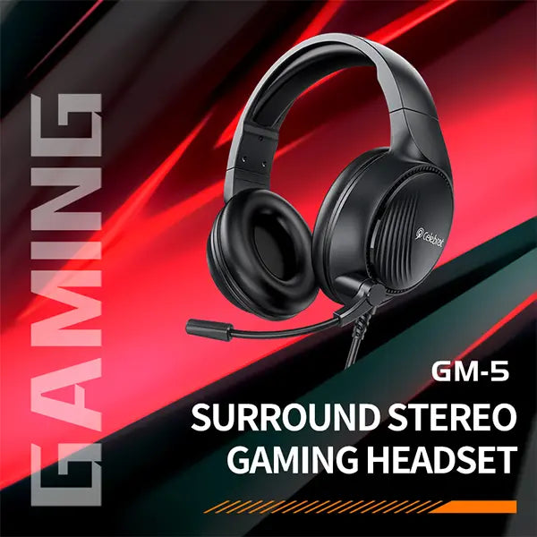Celebrat GM5 Wired Gaming Headset with RGB Lights – Over-Ear Headphones with Mic for PS4, PS5, PC & Mobile