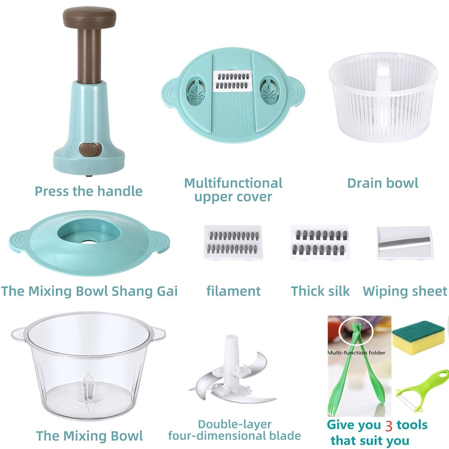 Manual Push-Down Vegetable Cutter – Quick & Effortless Food Prep