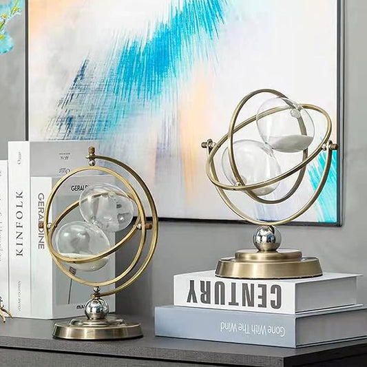 Brass Vintage Hourglass Sand Timer β Classic Sandglass for Home Decor & Time Management