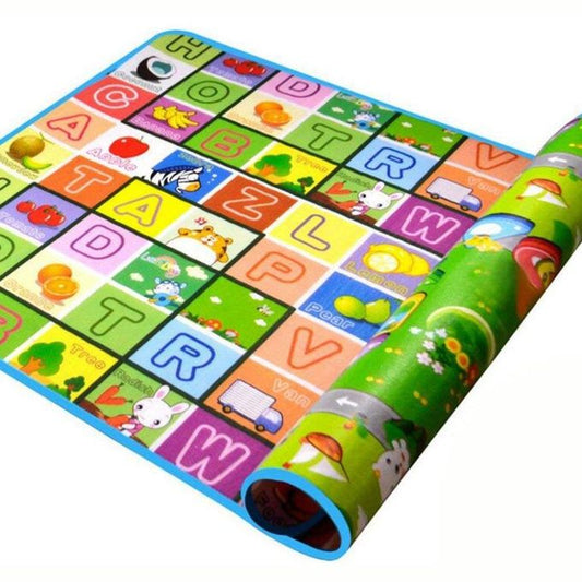 Baby Play Mat β Double-Sided Waterproof Crawling & Learning Carpet