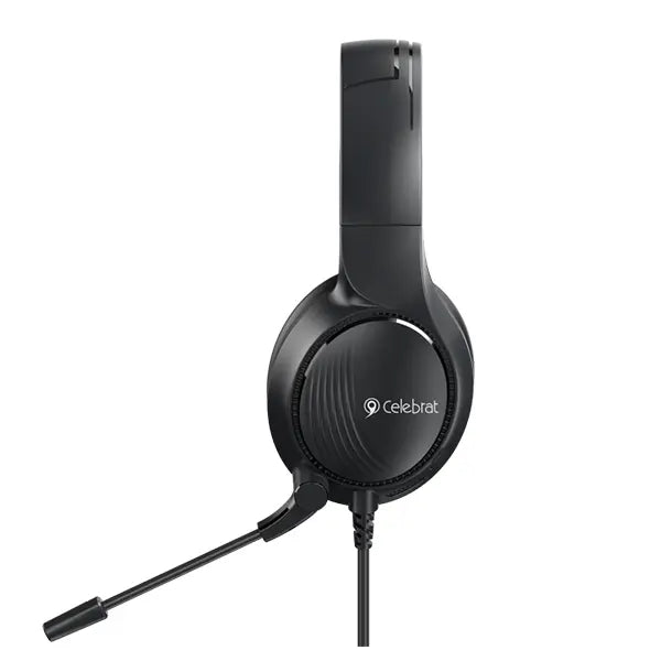 Celebrat GM5 Wired Gaming Headset with RGB Lights – Over-Ear Headphones with Mic for PS4, PS5, PC & Mobile
