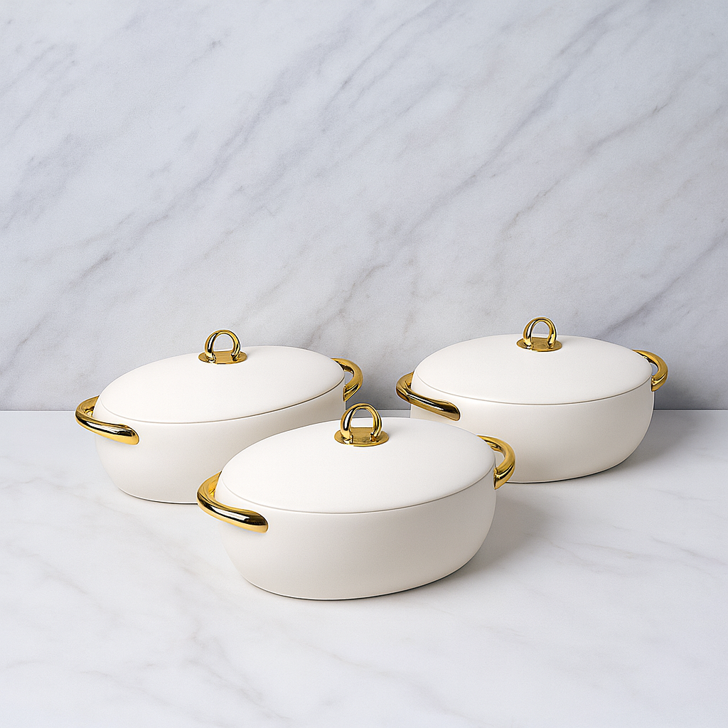 3-Piece Premium Insulated Hotpot Set