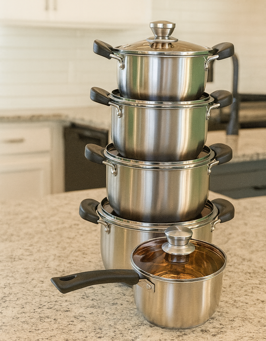 Jamespot High Class 10-Piece Cookware Set