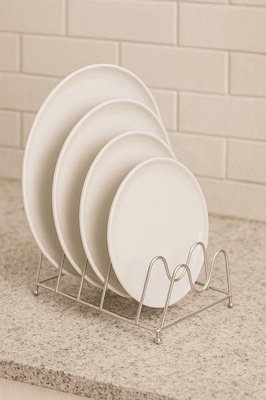 6Pcs Plate / sufuria lid stand /plates organizer