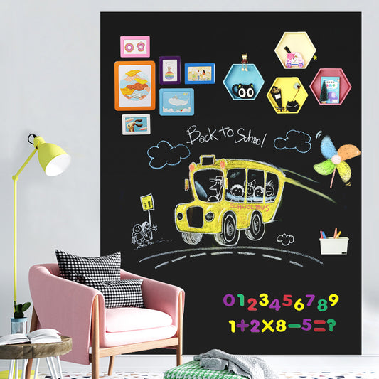 Kids Blackboard Sticker Roll with Chalk