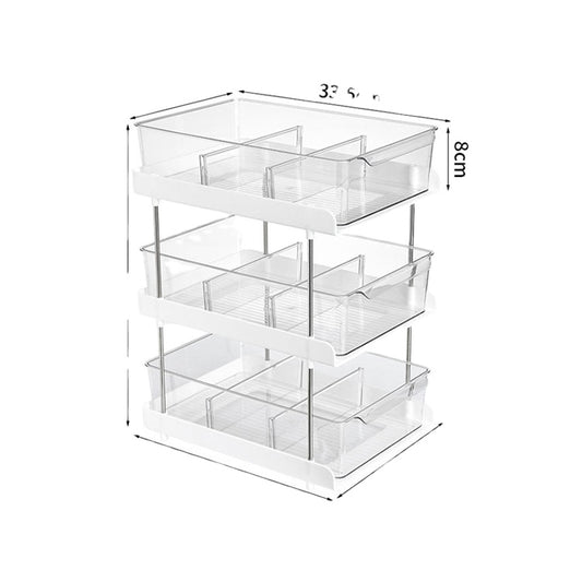 3-Layer acrylic Multifunctional Storage Rack