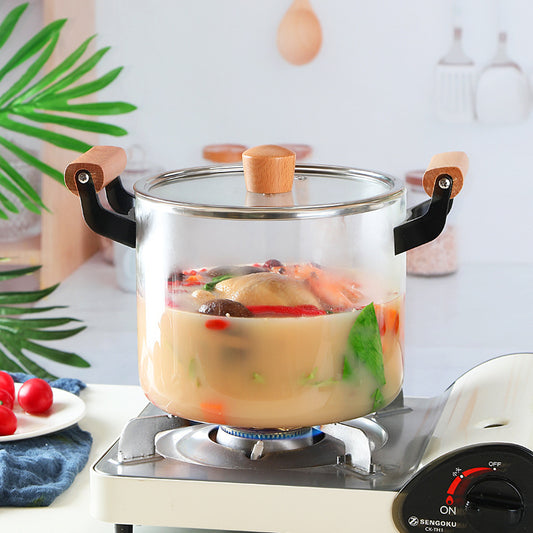 Borosilicate Glass Cooking Pot β 3.5 Litres