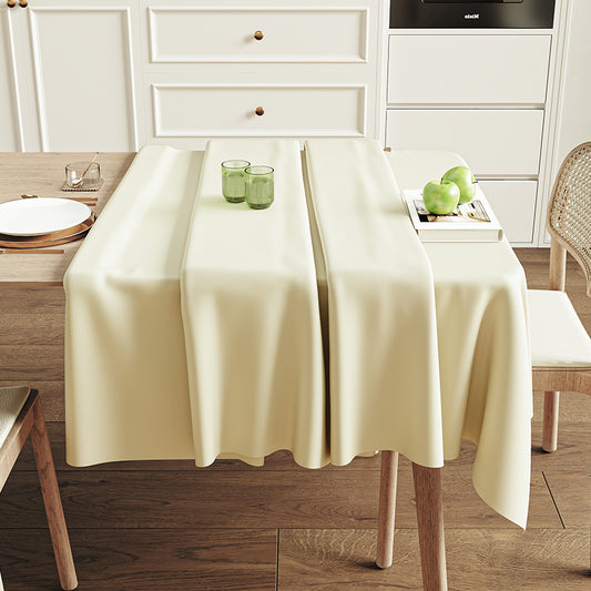 Waterproof Rectangular Tablecloth. Durable Polyester Fabric for Dining & Parties