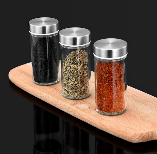 Stainless Steel Spice Rack β 12pcs Set