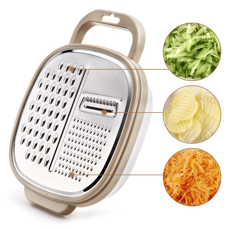 Manual Grater with Bowl – Easy & Convenient