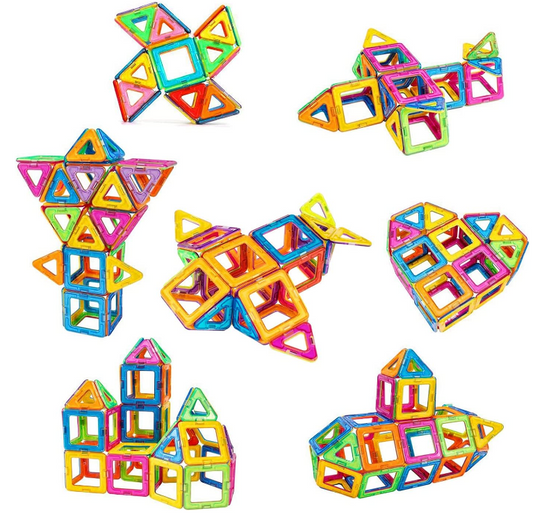 Magnetic Building Tiles – 84 Pieces Set