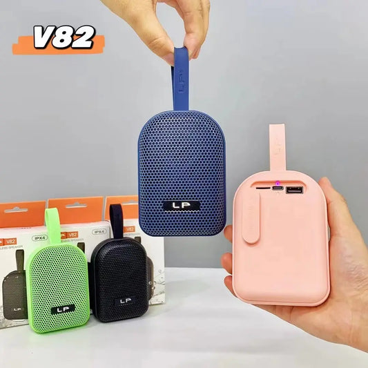 LP-V82 Blue Tooth Speaker TWS Outdoor Small Speaker Mini Home Portable Subwoofer Waterproof Speaker Rechargeable Player