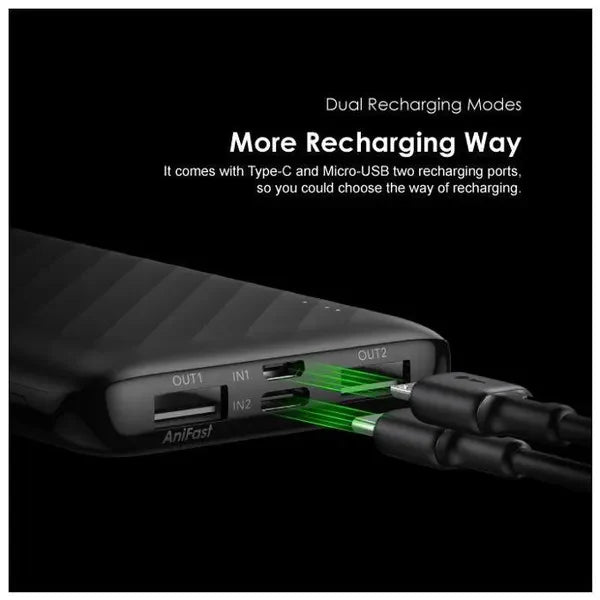 Oraimo Toast 10 Flash Power Bank β Model OPB-P118D Capacity: 10,000mAh