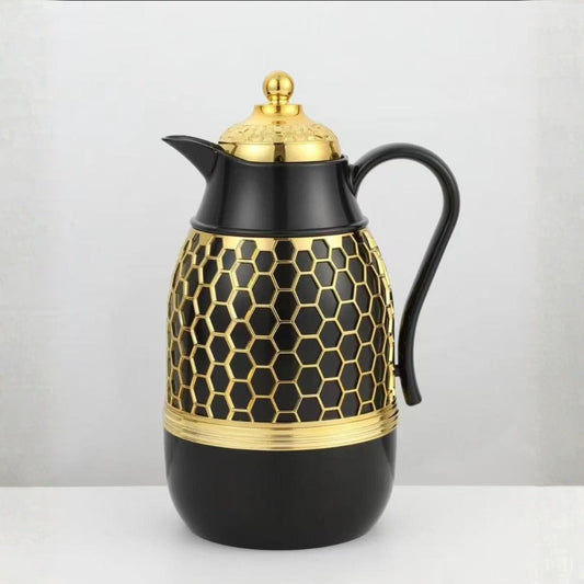 1.0 Litre Black & Gold Royal Vacuum Flask