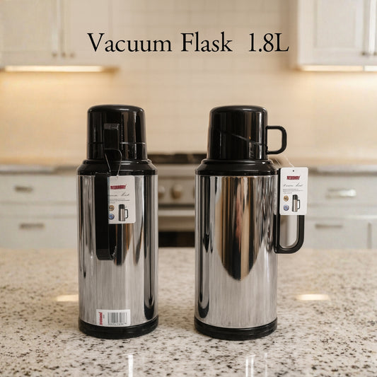 1.8 Litre Stainless Steel Vacuum Flask β Premium Edition