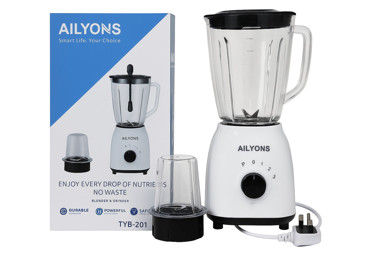 Ailyons 2-in-1 Blender Machine