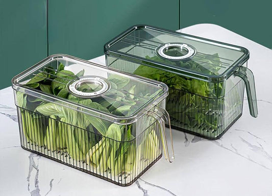 Acrylic Fridge Organizer β Clear Storage Solution