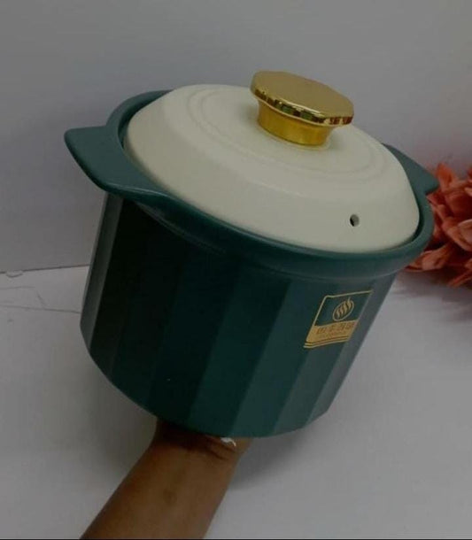 Ceramic(Clay pot) Casserole Cooking Pot with Lid