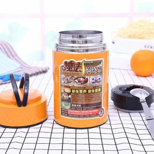 800ml Stainless Steel Food Flask with Spoon