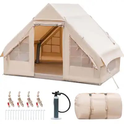 Inflatable Glamping Tent β Easy Setup + Pump Included