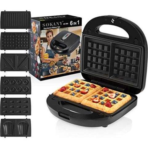 Sokany 6-in-1 Multi-Function Snack Maker