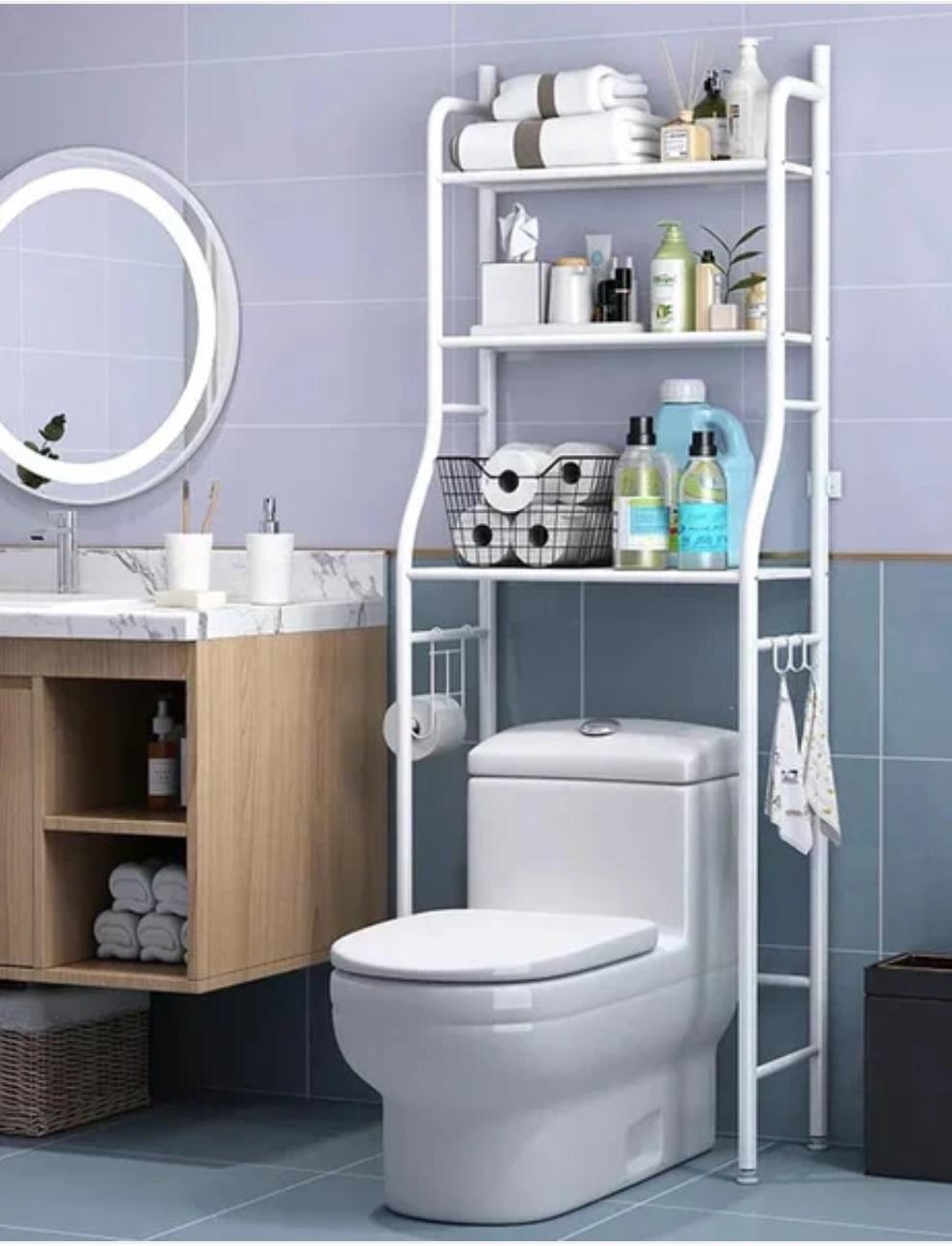 Over The Toilet Rack Organizer