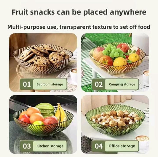 High-Quality Acrylic Fruit & Salad Bowl