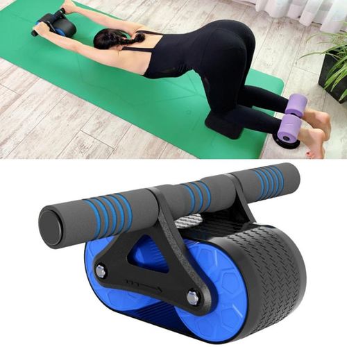 Automatic Rebound Belly Wheel | Double Roller Core & Abs Trainer