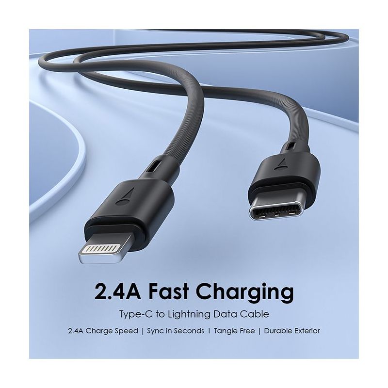 Oraimo Type-C to Lightning Cable – Fast Charging & High-Speed Sync for iPhone