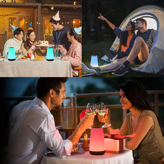 13 Colour Rechargeable LED Night Light with Remote – Customizable Mood Lamp