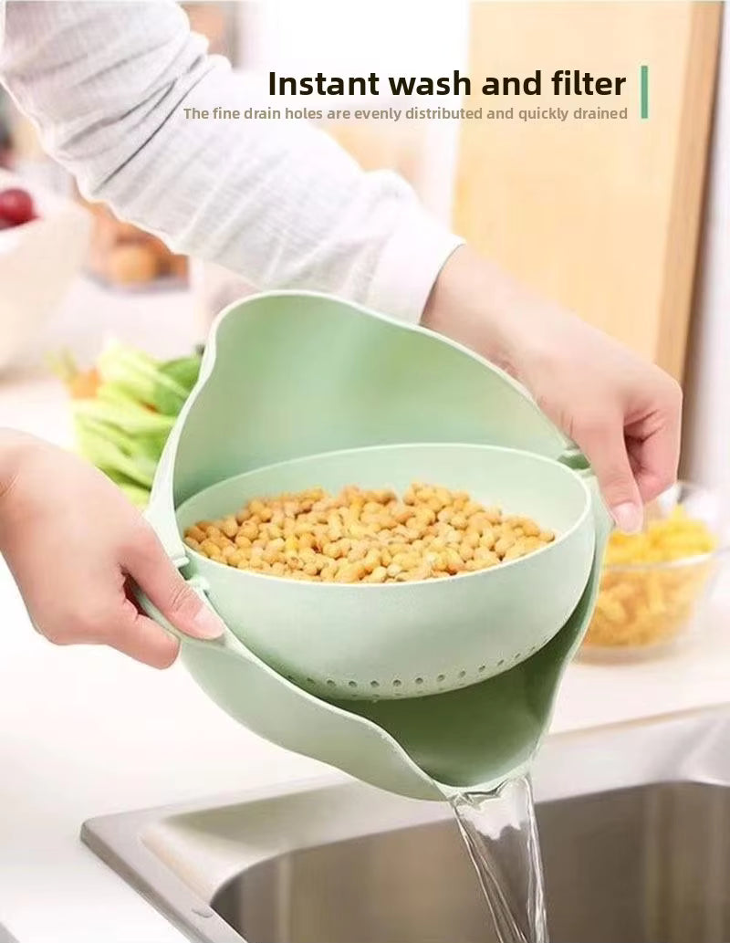 Modern Double Layer Fruit /Vegetable Washing Drainer