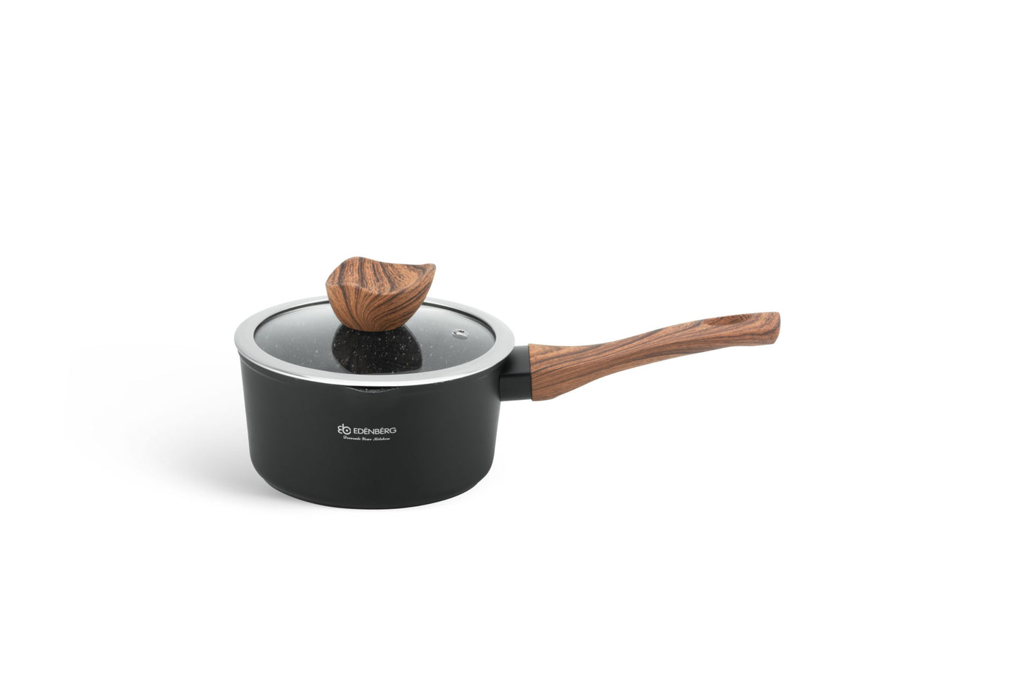 15-Piece Edenberg Cookware Set – Black