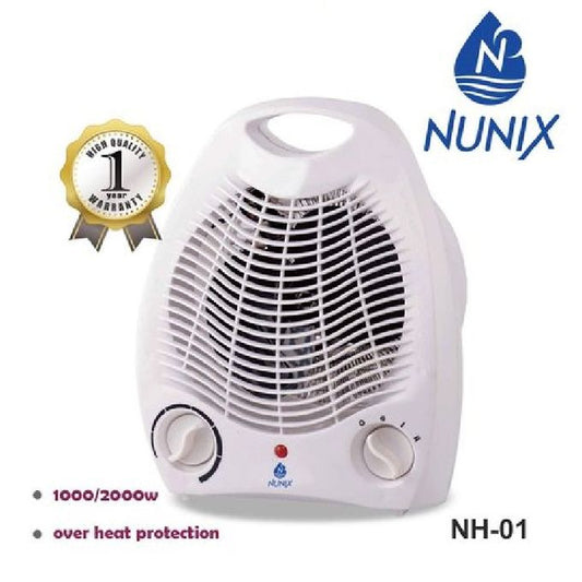 Nunix Premium Portable Electric Room Heater With Cooling Fan
