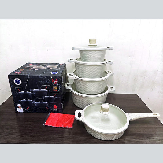 11 pc silicone kAl granite cookware set