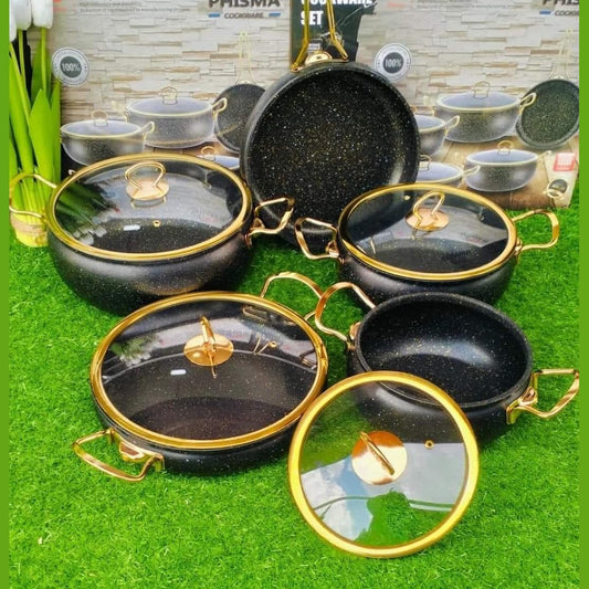 Phisma granite cook ware set 9 pcs
