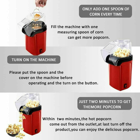 Hot Air Popcorn Maker