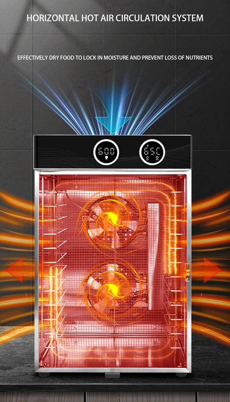 8-Tray Stainless Steel Food Dehydrator β Preserve Food Naturally ππ₯©πΏ