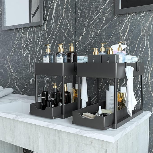 2 tier Under sink/under shelve organizer