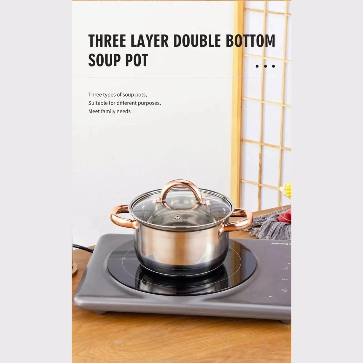 High quality Yimeitai 12 pcs stainless cookware/sufuria