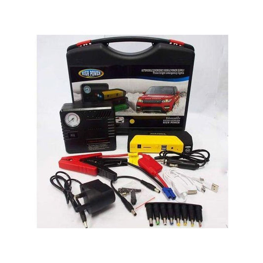Car Jumpstarter Kit with Air Compressor – Portable Power for Emergencies