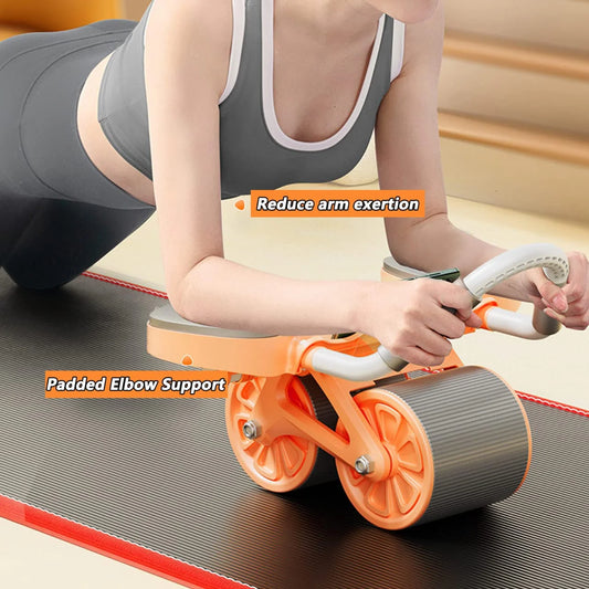 Automatic Rebound Ab Roller Wheel – Core Strength Trainer with Smart Assist
