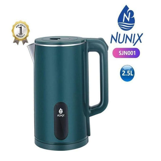 Nunix Electric Kettle – 2.5L Fast Boil | Corded Electric Water Boiler