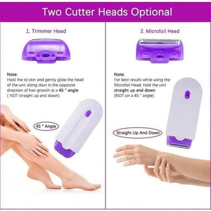 Silky Smooth Painless Hair Remover – USB Rechargeable Laser Epilator for Women