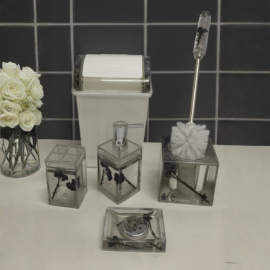 6-in-1 Premium Bathroom Accessory Set