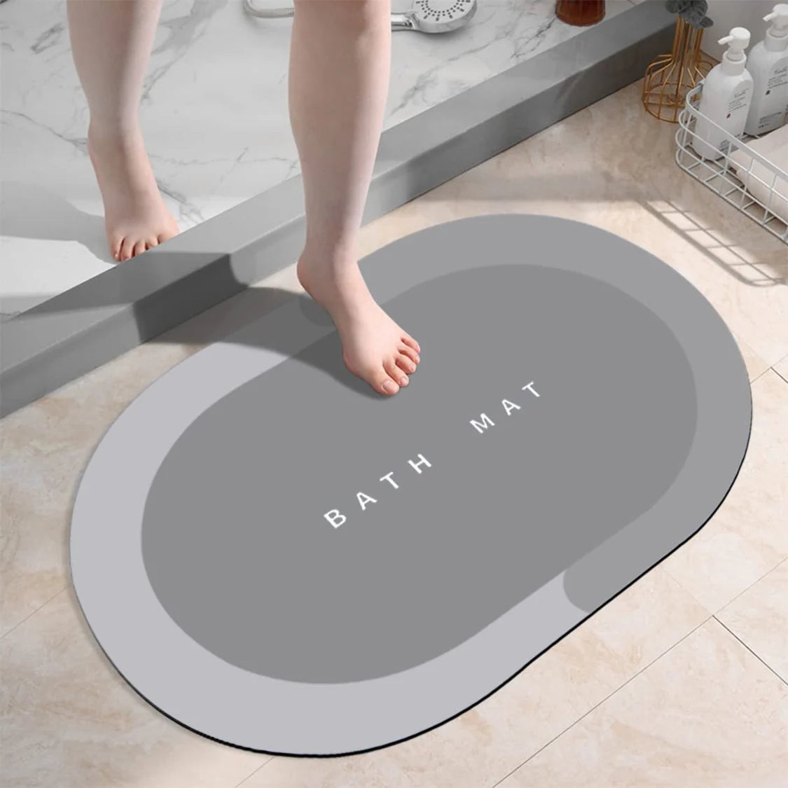 Super Absorbent Antislip Bathroom Mat.