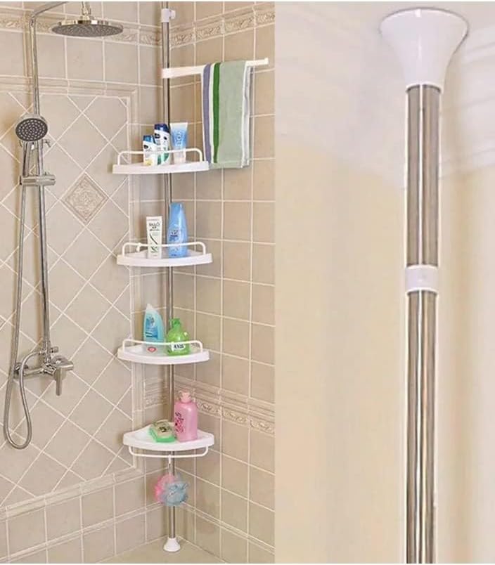 Bathroom Corner Shelf Organiser Stand