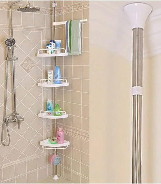 Bathroom Corner Shelf Organiser Stand