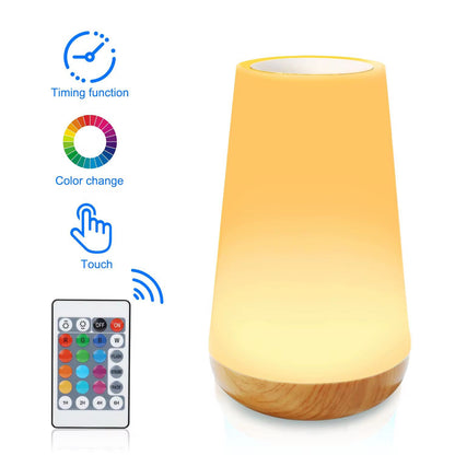 13 Colour Rechargeable LED Night Light with Remote – Customizable Mood Lamp