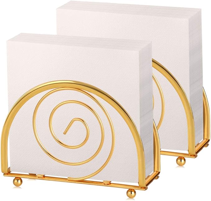 Gold Serviette Holder