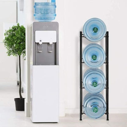 multi -Tier Carbon Steel Water Bottle Holder Rack – Heavy-Duty Water Can Stand